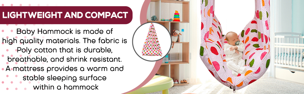 132 Baby's Hanging Swing Cradle Bedding Set with Mosquito Net and Spring  (Pink),SPN-MX9E8