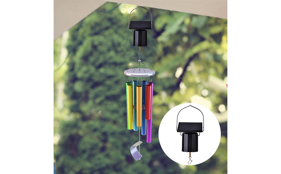 Joyzan Solar Wind Spinner Motor, Solar Powered Hanging