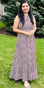 WOMEN SLEEVELESS DRESS