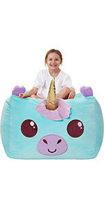 stuffed animal bean bag