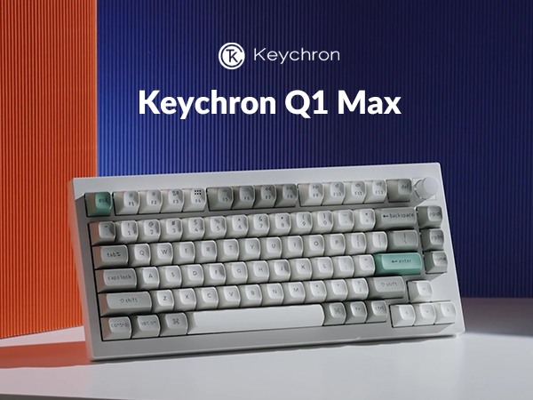 キーボード Keychron Q1 Oil King+PBT(White Mint) Amazon.com: Keychron Q1 Max QMK/VIA Wireless Custom Compact