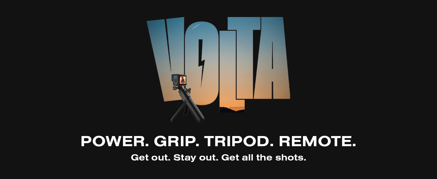 Volta. Power. Grip. Tripod. Remote.
