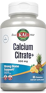 KAL Magnesium Citrate Strong Bones, Teeth, Nerve Function, Muscle Contraction