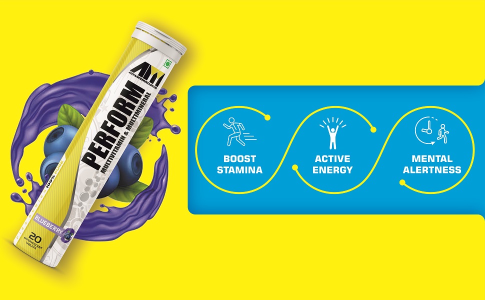 Advance MuscleMass Perform Multivitamin and Multimineral Effervescent