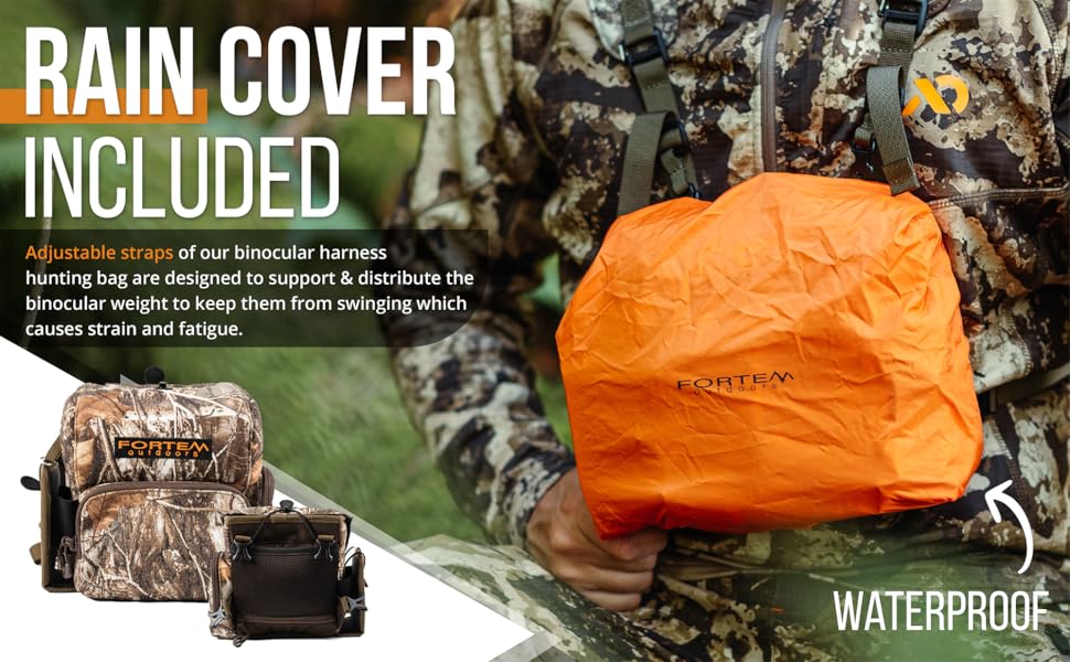 FORTEM OUTDOORS Binocular Harness Chest Pack Realtree
