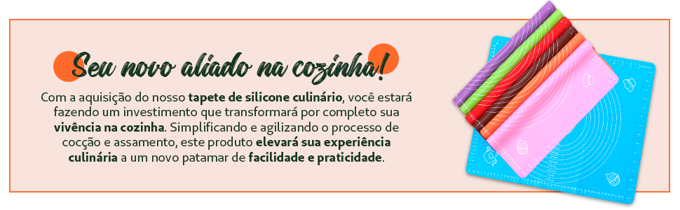 tapete culinario silicone