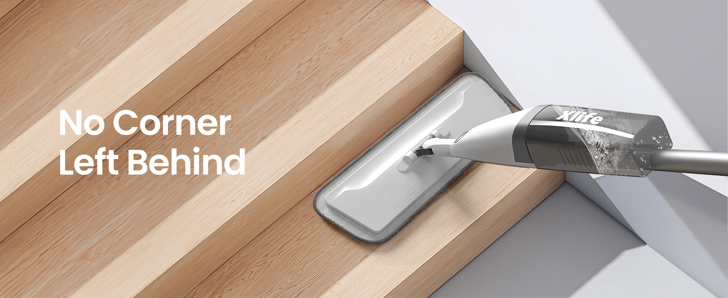 Xlife spray mop adapts to any surface