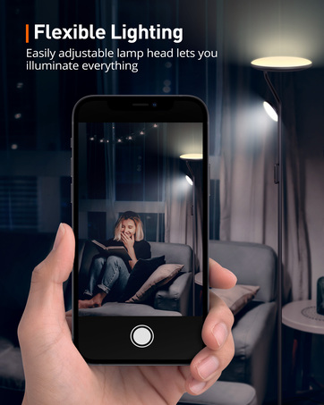 Floor Lamp with Remote