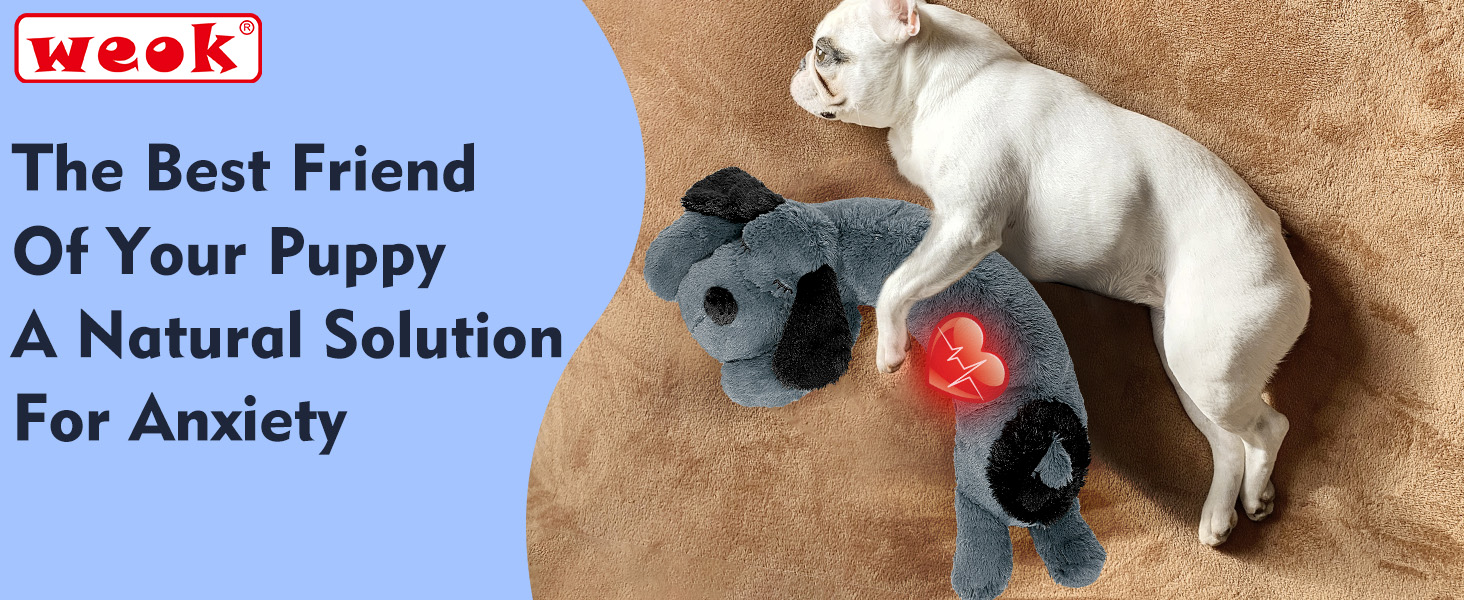 dog toy with heartbeat for puppies 