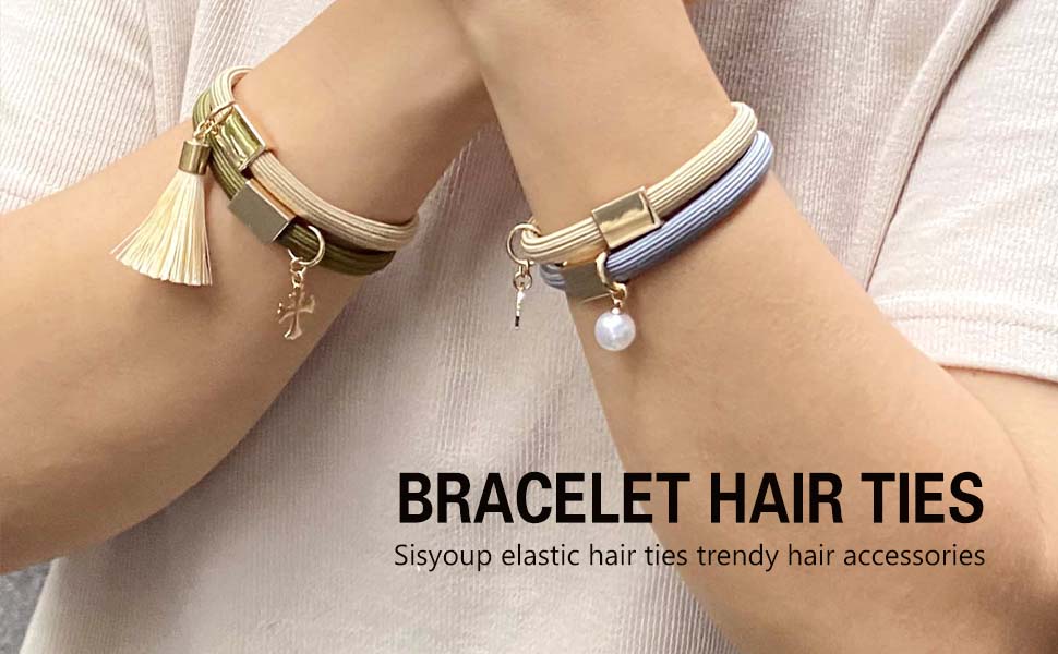 bracelet hair ties for grirls