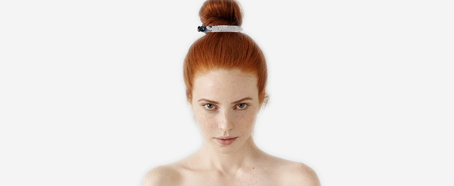 Rhinestone Shark Hair Clips