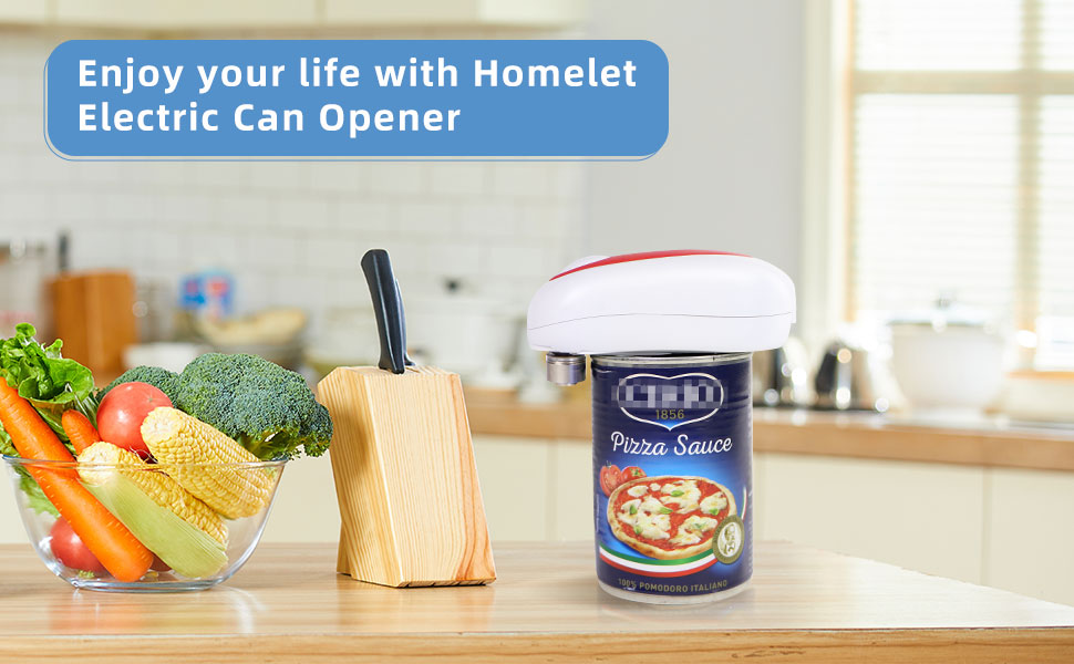 Homelet Electric Can Opener,Auto Electric Tin Opener,Suitable