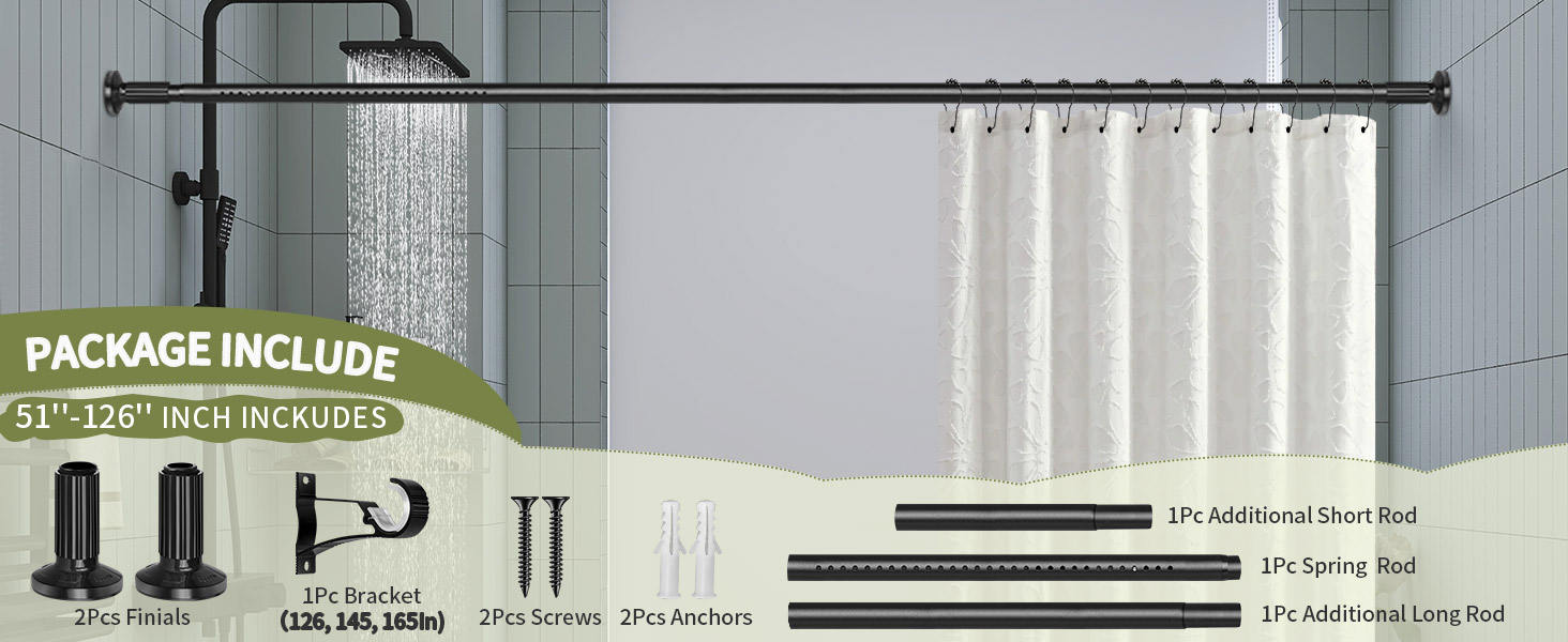 tension shower curtain rod