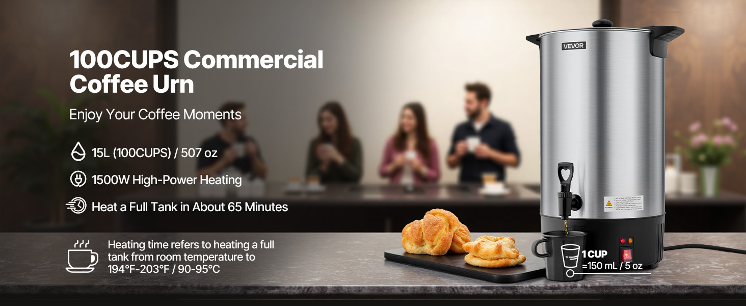 Commercial coffee urn