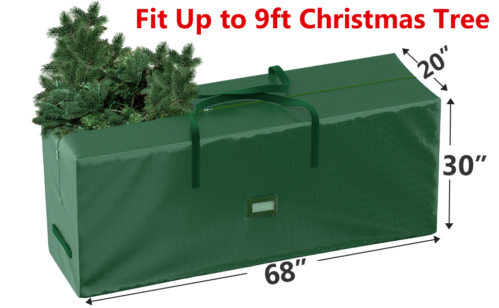 TOYPOPOR Christmas Tree Storage Bag for 9ft Artificial Tree