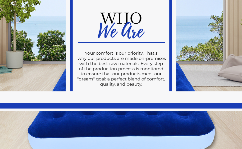 Greaton Medium Firm Air Mattress with Electric Pump