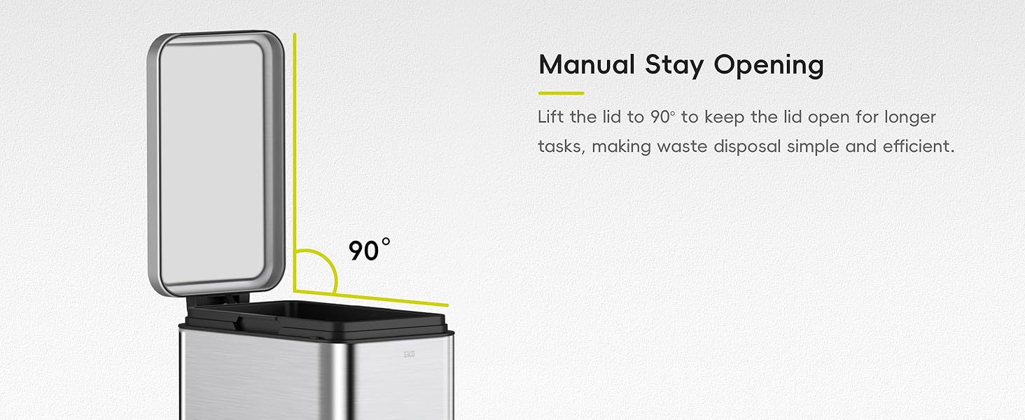 small garbage can with lid