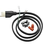 Lakapre Garbage Disposal Power Cord Kit 3-Foot Heavy Duty Replacement Cord with Strain Relief Cla...