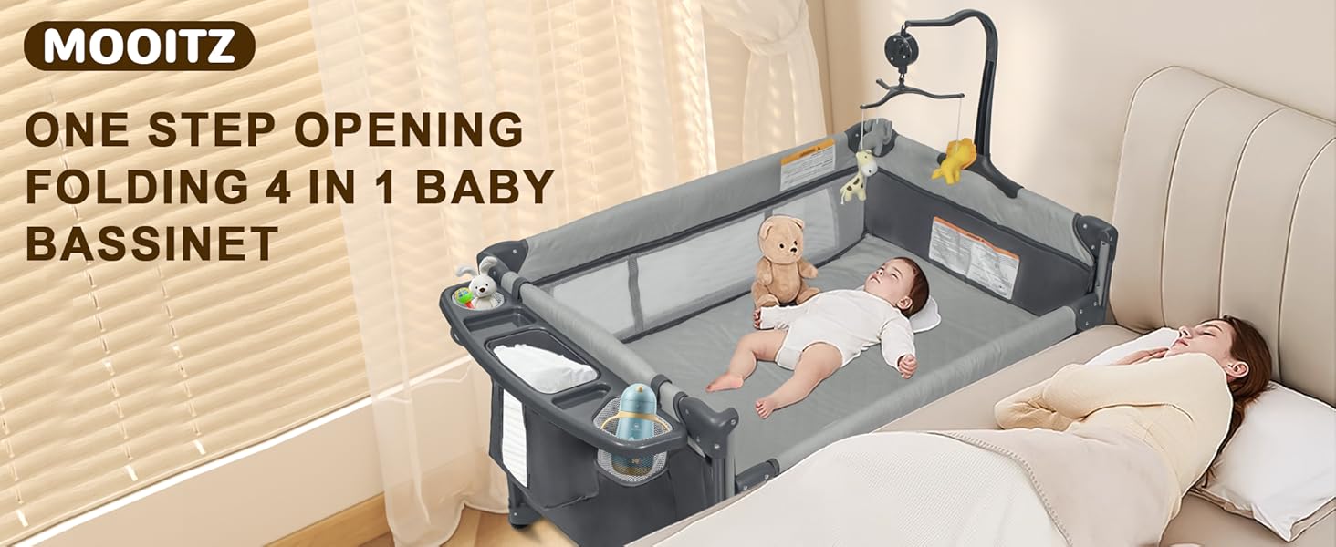 Baby bassinets bedside sleeper