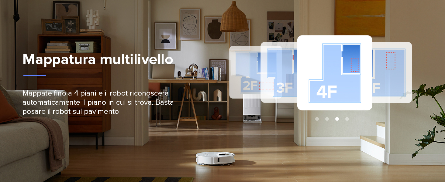 roborock Qrevo S Robot Vacuum and Mop Self-Drying Auto Mop Washing 7000Pa Self-Emptying Refilling