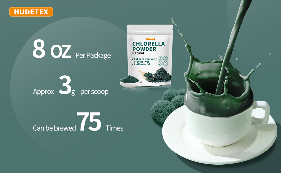 Chlorella Powder Natural Chlorophyll Powder, Supports