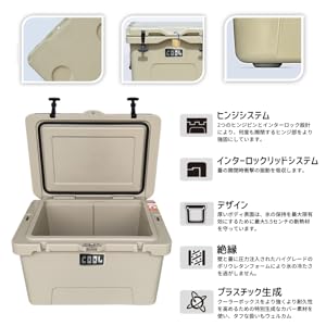 ☆送料無料 クールマックス クーラーボックス 23L/25 対策グッズ 1744 Amazon | クーラーボックス (42L/45QT) 保冷ボックス 車載