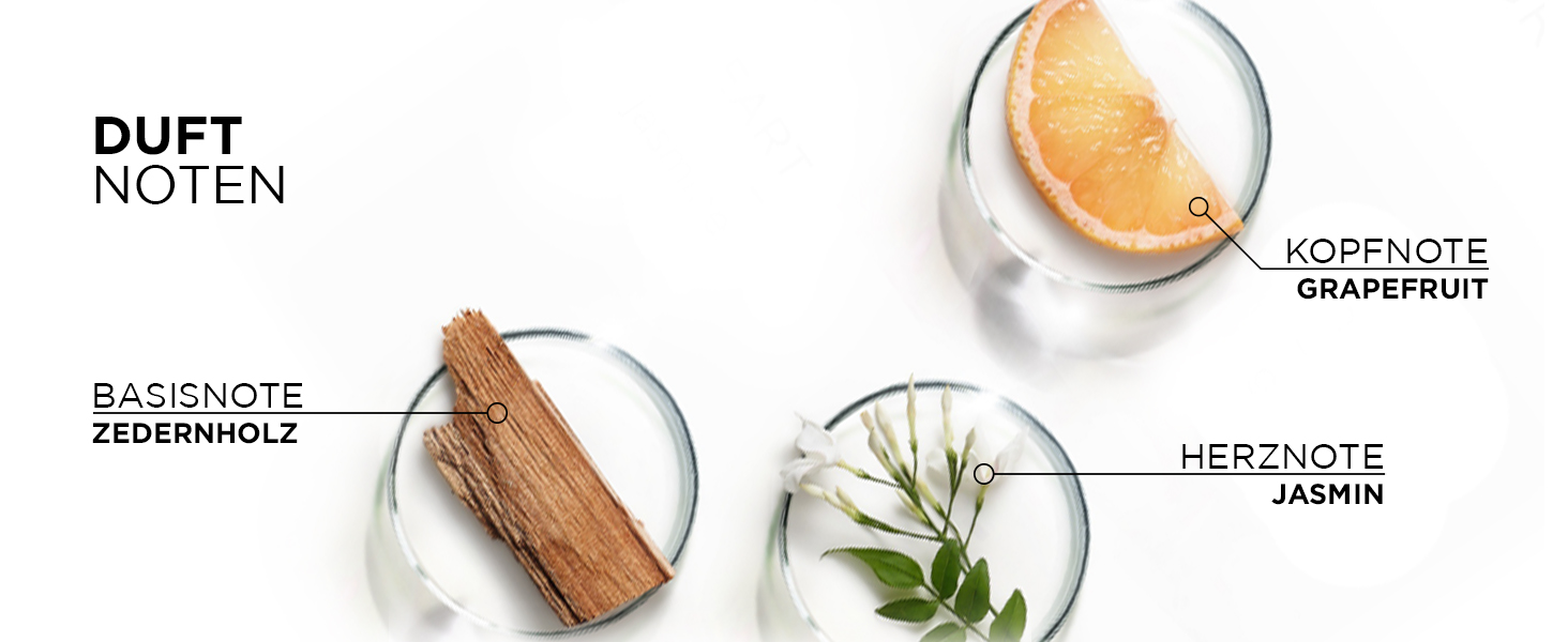 duftnoten von elvital glycolic gloss sind grapefruit, jasmin und zedernholz