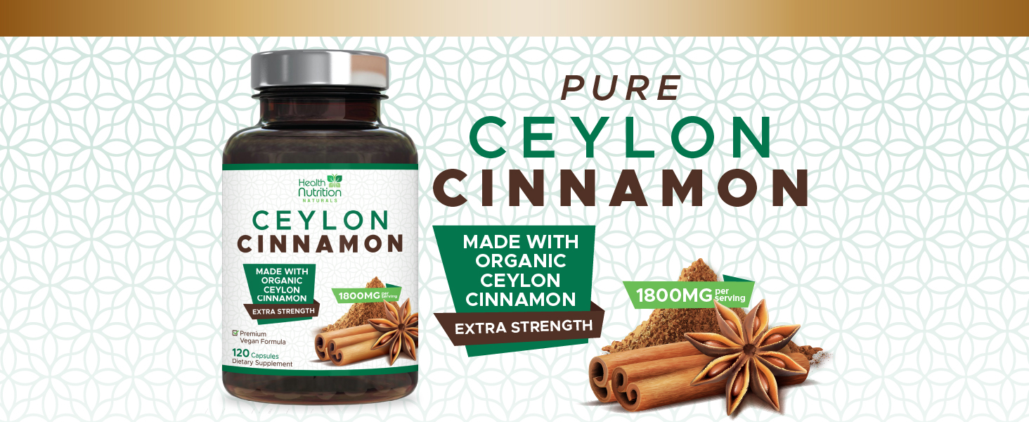 ceylon cinnamon supplement Ceylon Cinnamon Supplement Capsules by health nutrition naturals organic