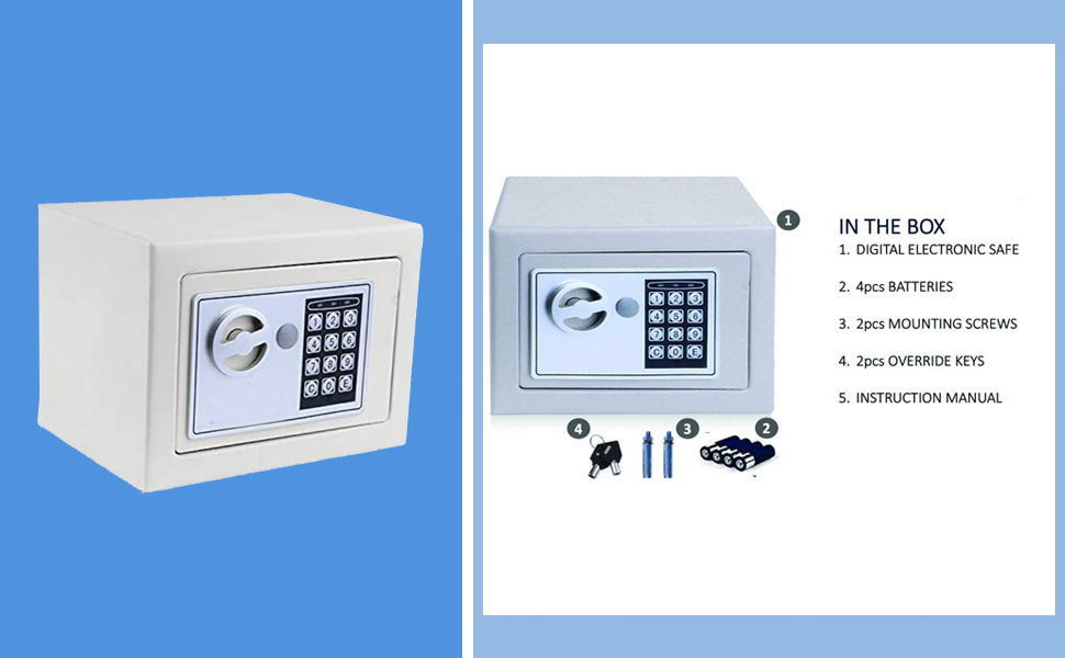  Double Deadbolt Electronic Lock w/Digital Keypad,it has 2 pre-drilled holes for mounting