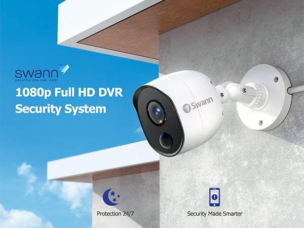 Swann Smart Security System 1080P 4カメラ Amazon.co.jp: 【日本正規代理店】Swann セキュリティカメラ 4CH