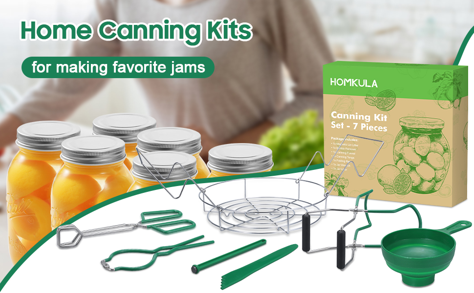 Canning Supplies Canning Kit Set 7 PCS, Premium Stainless Steel