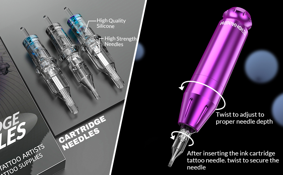Amazon.com: Tattoo Kit, Wormhole Tattoo Practice Pen Kit