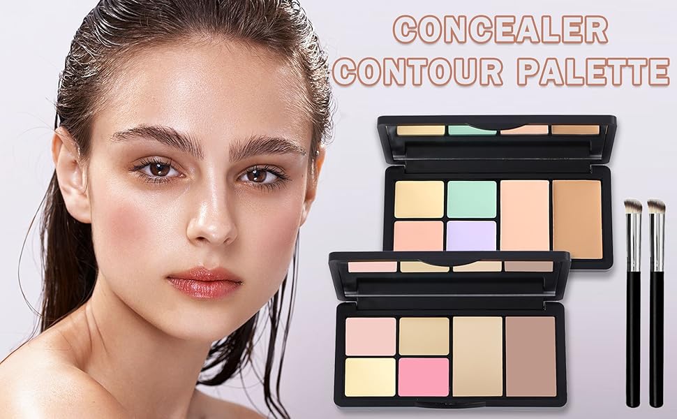 Cream Concealer Contour Makeup Palette Cream Foundation Palette for