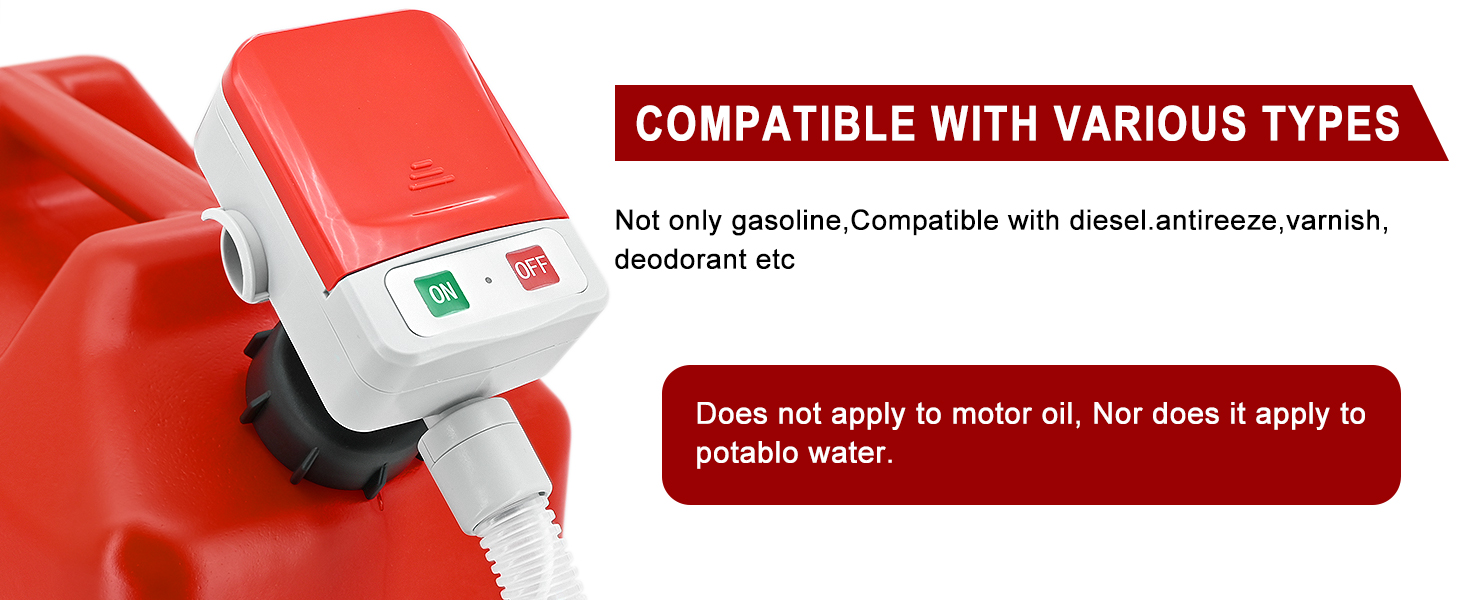 battery operated fuel transfer pump