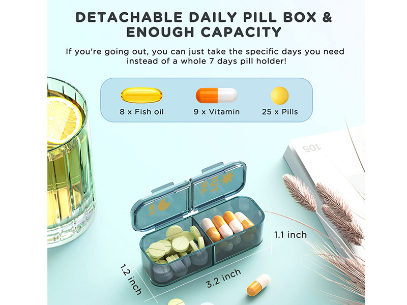 7 day pill box organiser