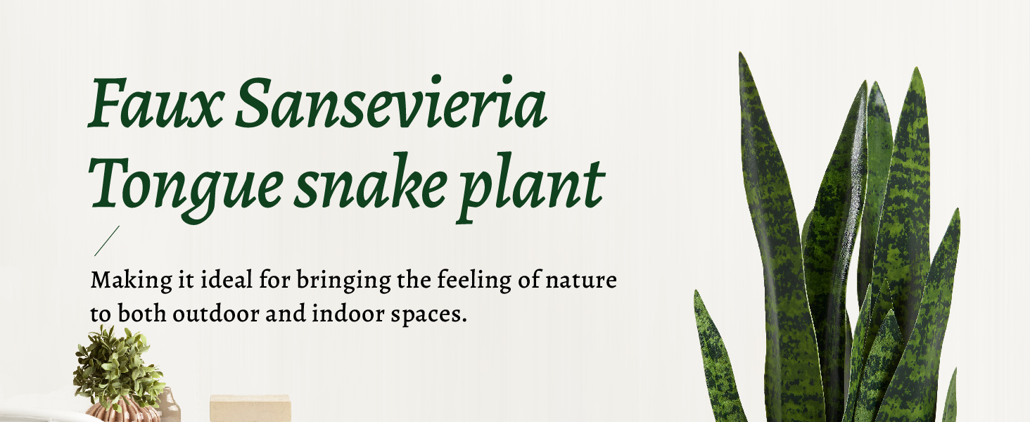 KOL Artificial Snake Plant
