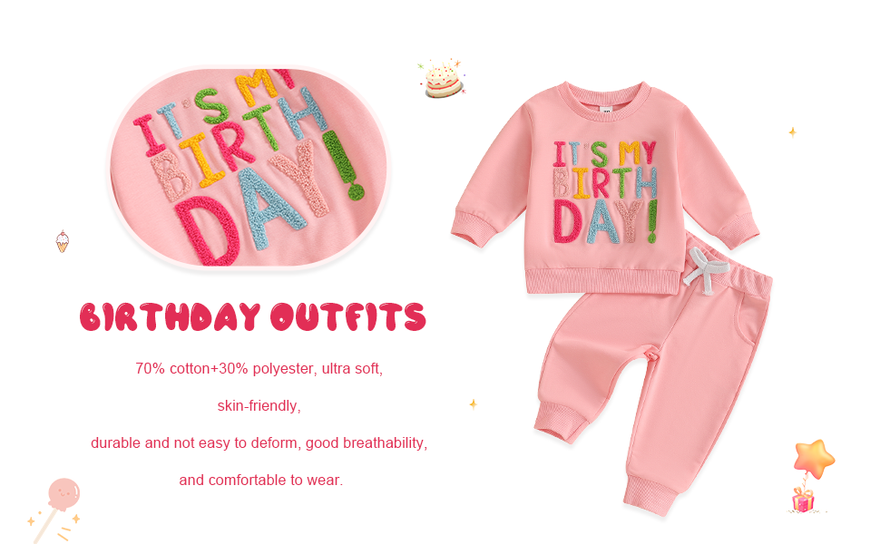 Toddler Girls Birthday Clothes