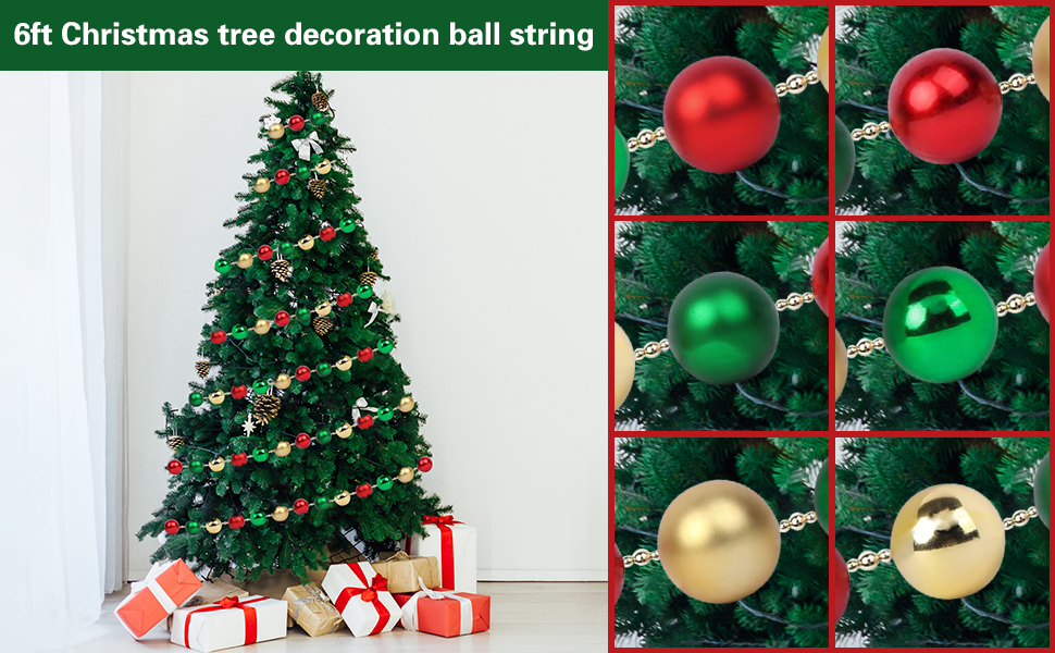 Nicola Christmas Tree Decorations, Christmas Tree Decorations Ball 3cm