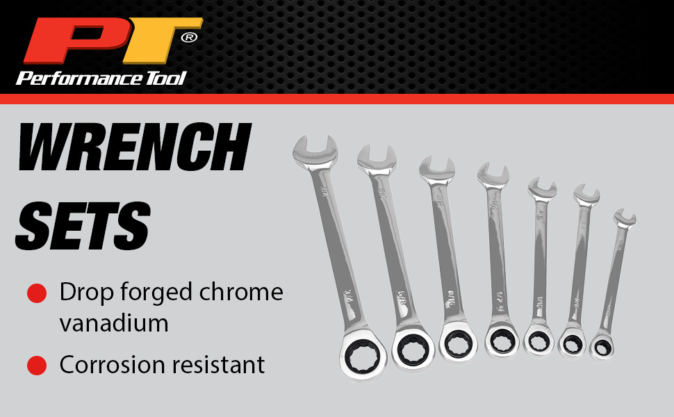 PERFORMANCE TOOL W1114 Wilmar 14 pc. SAE Combination Wrench Set