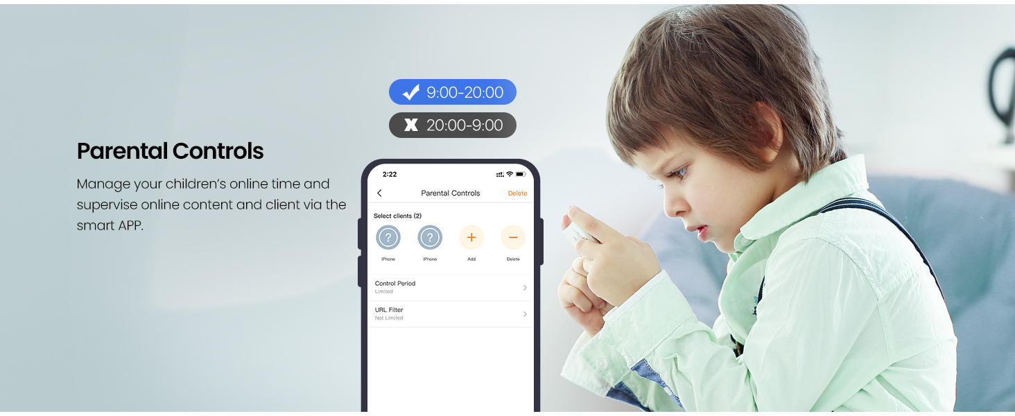 Tenda Nova MX12 AX3000 Mesh Wi-Fi 6 System - 7000sq ft Coverage - 1.7 GHz Quad-Core CPU - HE160 - Dual-Band Gigabit Whole Home Mesh Network for 160+ Devices - 3-Pack Parental Controls Manage your children’s online time、supervise online content and client