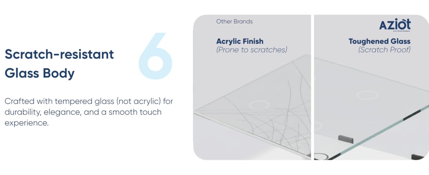 Scrath proof glass