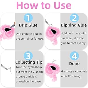 glue rings for eyelash extensions