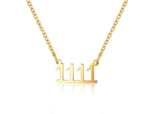 angel number necklace 1111 11 11
