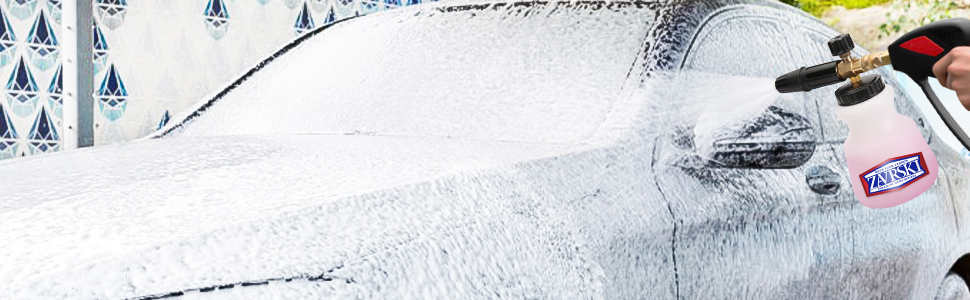 Lance canon à mousse neige