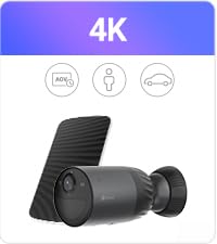 ccc　EZVIZ CB5 4K 屋外防犯カメラ The Wireless Security Camera That Powers Itself! EZVIZ CB5