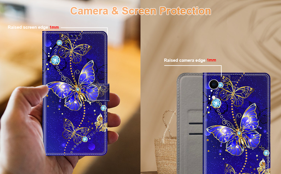 ChoosEU Case for iPhone XR Wallet Case Leather Case with