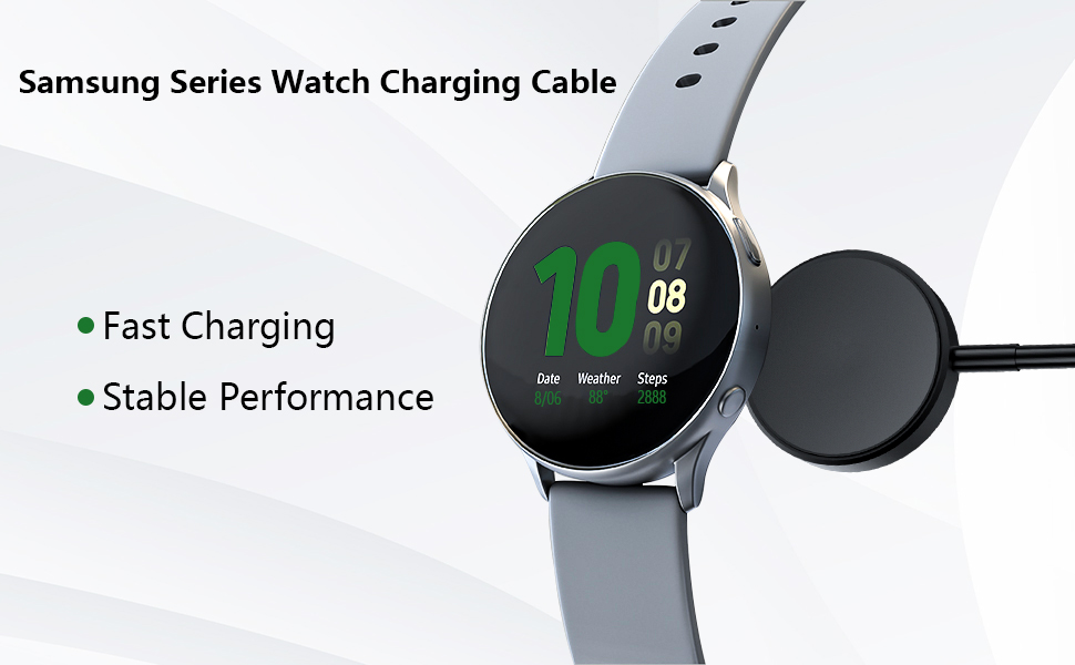 Samsung Watch Charger Samsung Galaxy Smartwatch Wireless Charger with Adapter and Portable