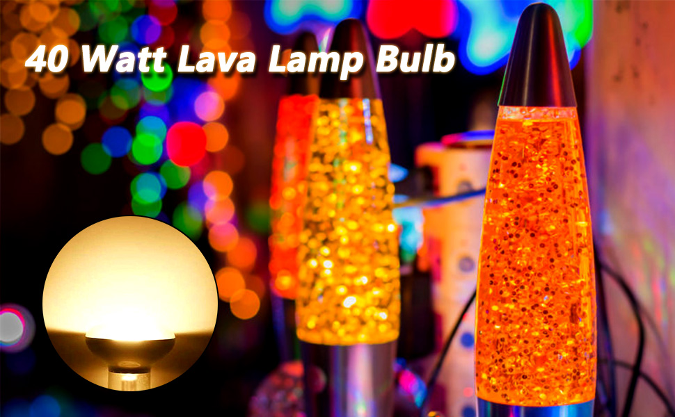 ZHZHLED Lava Lamp Bulb 40 Watt R39 E17 Base Replacement Bulbs for Lava