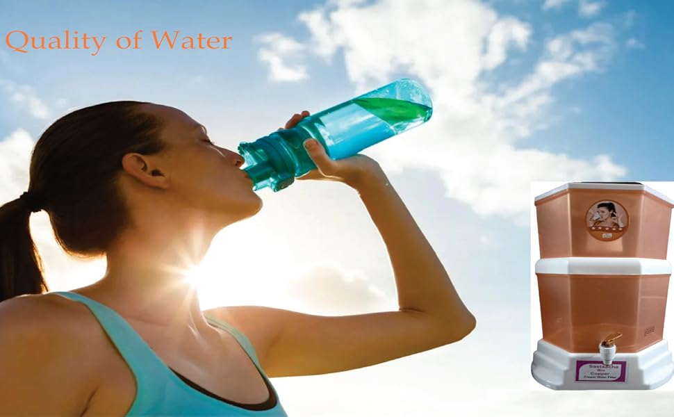 Sastaacha Copper Gravity Based NonElectric Water Filter and Purifier