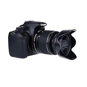 camera lens hood rubber collapsible lens shade sun cover cap tulip flower